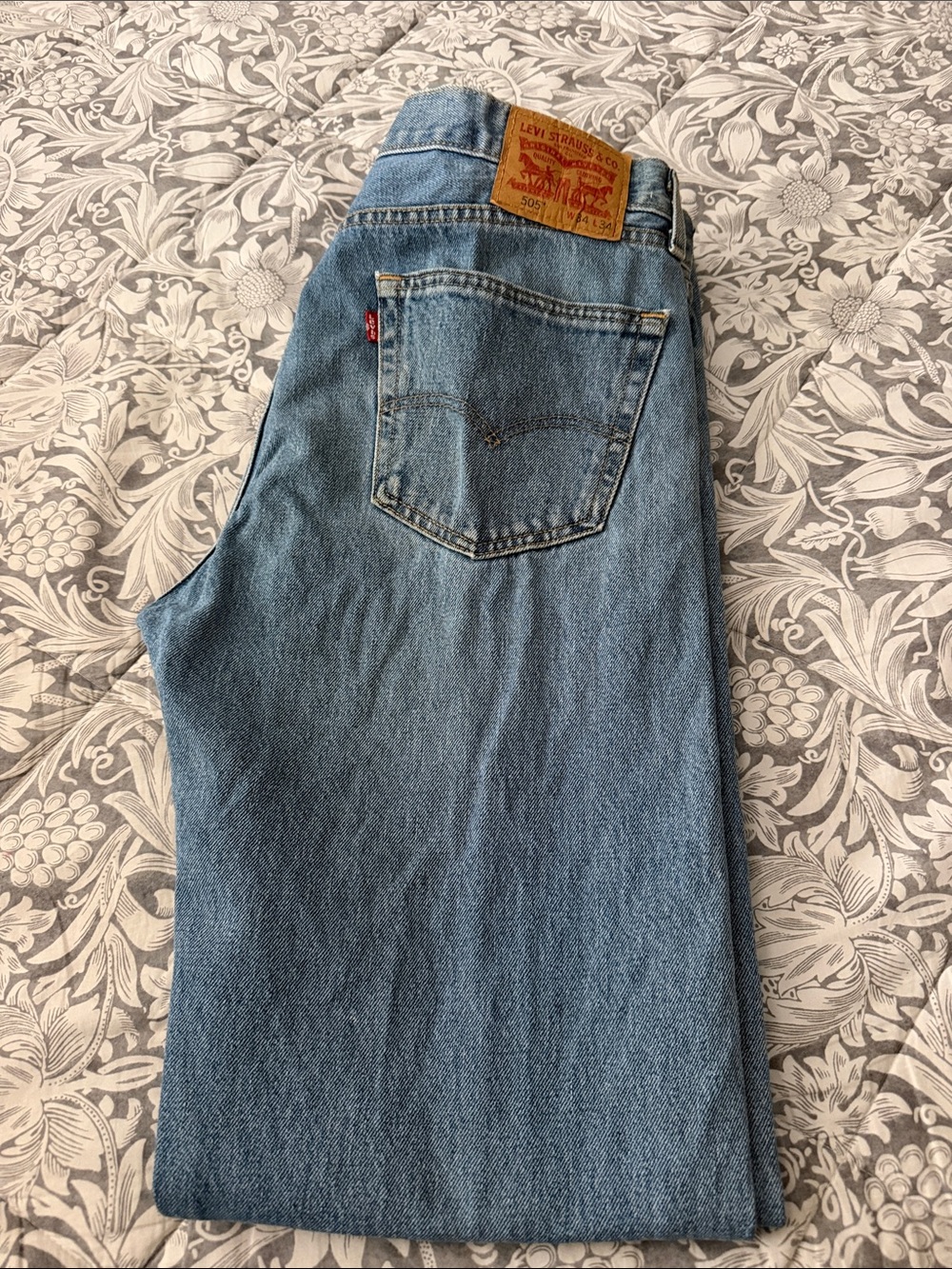 Levi's 505 Men’s Light Blue Straight Leg Jeans